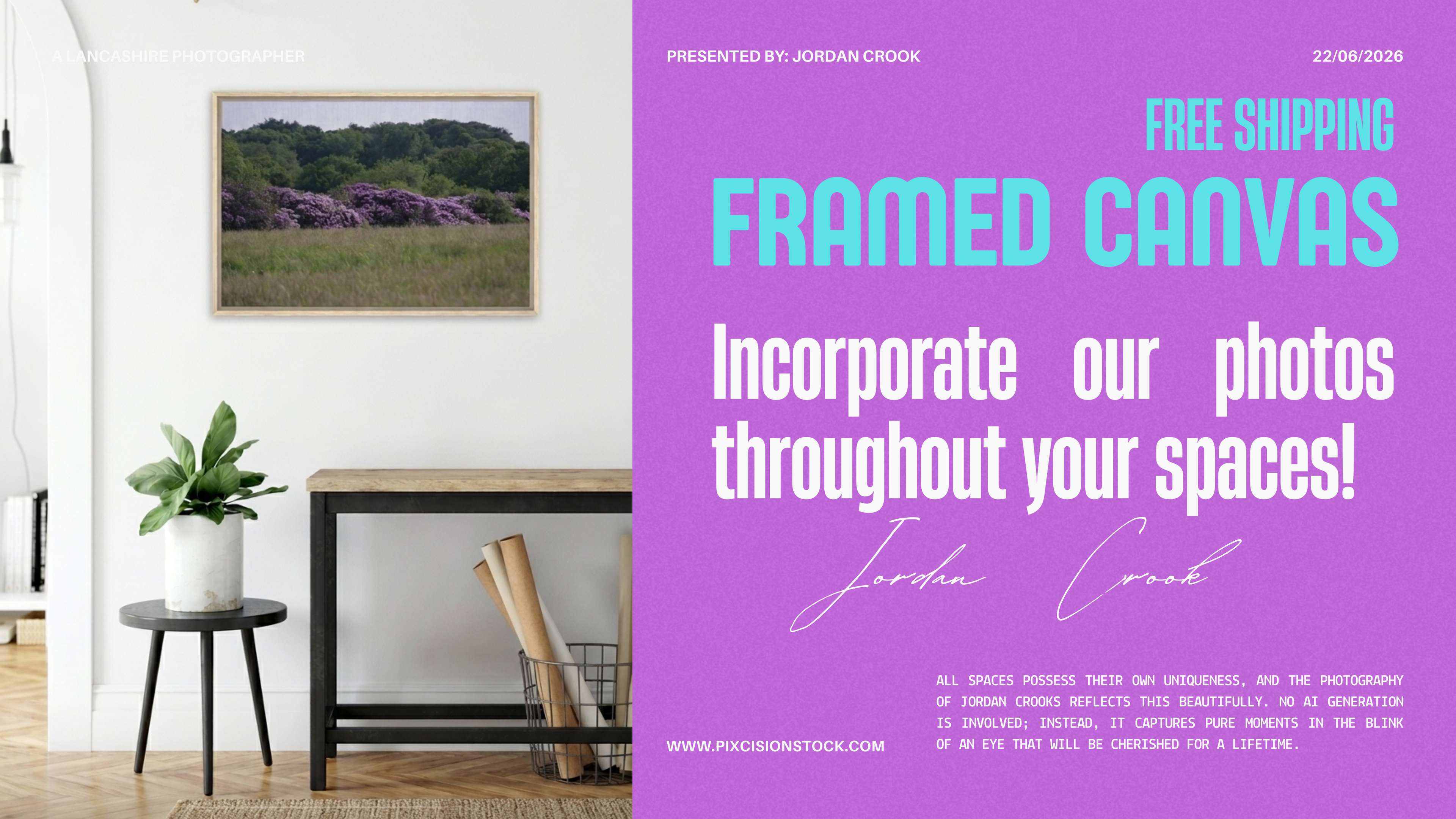 Framed Canvas: Bringing Photography Into the Heart of a Space