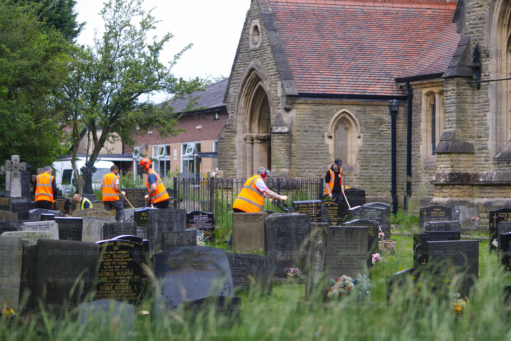 Editorial Image Bundle: Community Payback Scheme at St Anne's Church (Clifton)