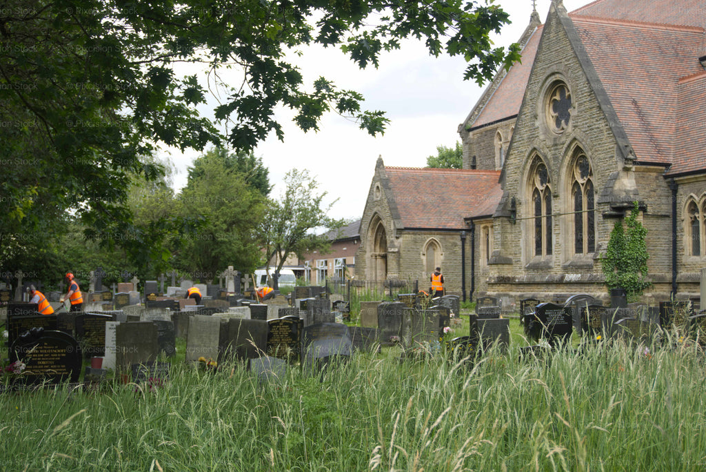 Editorial Image Bundle: Community Payback Scheme at St Anne's Church (Clifton)