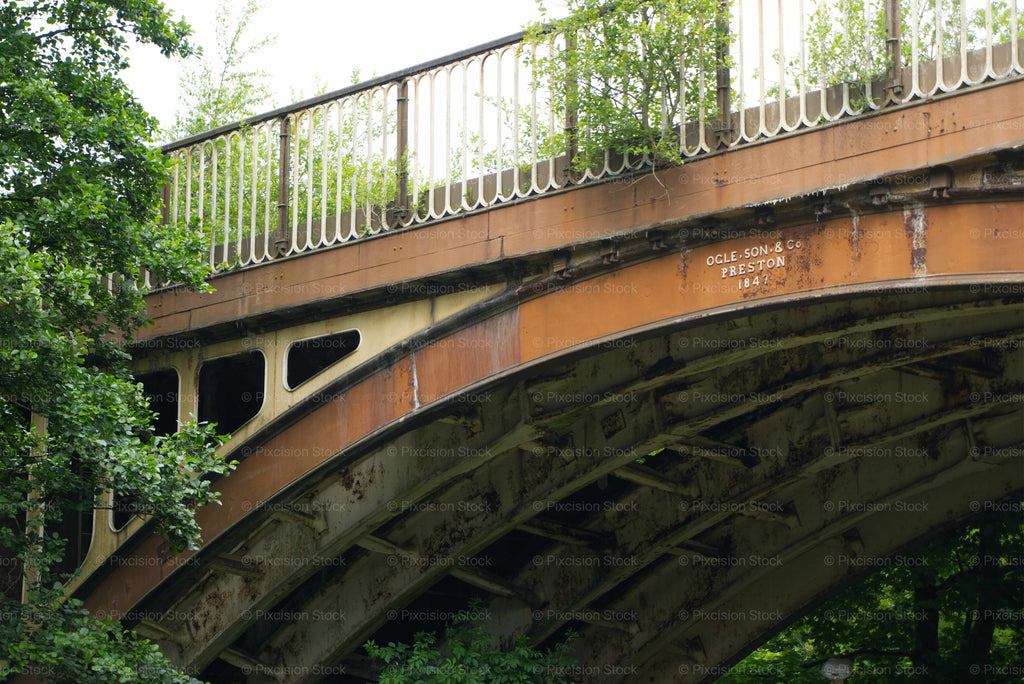 Editorial Image Bundle: Historic 1847 Croal Viaduct Railway Bridge (Bolton)